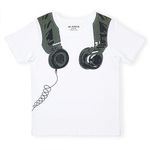 Be Awara Headset Kids Half Sleeves Round Neck T- Shirt