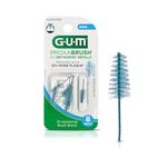 Sunstar 614D GUM Proxabrush Go-Betweens Wide Refill, Nylon Triangular Shaped Bristle, Pack of 8