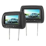 Headrest Video Players, 2pcs 7in Wi