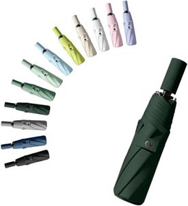Voyage Parapluie Pliant de Poche,Compact Automatique Ouverture et Fermeture Résistant au UV,Ultra Léger Soli de Petit Parapluie Enfant Sac à Dos pour Homme et Femme Activités de Plein Air