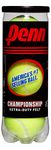 Penn Championship Tennis Balls - Extra Duty Felt Pressurized Tennis Balls 3 Count(Pack of 12)