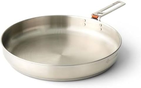Sea to Summit Detour Stainless Steel Cooking Pan, 10-Inch Size