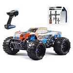 WANZRXX Nitro Powered Car 1/8 RC Truck Hobby Grade Racing Car for Adult 20.5IN 26CXP Nitro Engine Rock Crawler Remote Control Car Nitrogen Drive 4WD 90KM/H Metal Chassis Gas 125CC RC Cars