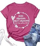 Grandma Shirts for Women Mom Grandm