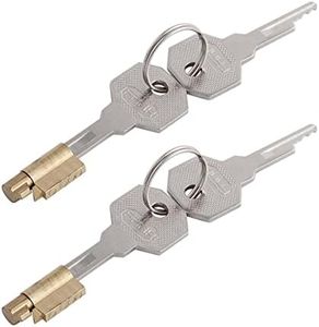 Jefisry Chasity Cage Lock Core Men Metal Chasity Devices Stealth Lock Brass Lock Cylinder 2Pack JS035