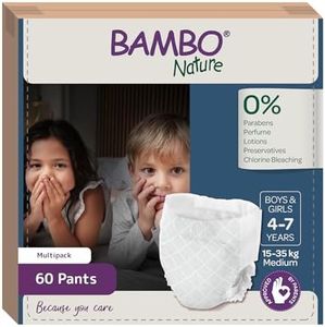 Bambo Nature Premium Dreamy Night Pants: 4-7 Years, 60 Count