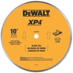 DEWALT DWA4769 Continuous Rim Glass Tile Blade, 10"