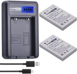 PowerTrust 2X EN-EL5 Li-ion Battery and USB Charger for Nikon Coolpix 3700, 4200, 5200, 5900, 7900, P3, P4, P80, P90, P100, P500, P510, P520, P530, P5000, P5100, P6000 Digital Camera