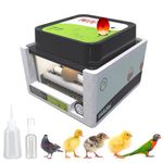 Okköbi OBI-12 Egg Incubator for Hatching Chickens, Ducks & Other Birds + Temperature Control + Humidity Display + Integrated Egg Candler + Automatic Egg Turner + 5 YEAR ASSURANCE