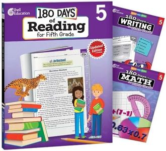 180 Days: Includes Reading 2nd Edition, Writing, and Math for 5th Grade Practice Workbook for Classroom and Home, Cool and Fun Practice Created by Teachers (180 Days of Practice)