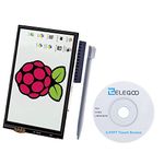 ELEGOO 3.5 Inch TFT LCD 480x320 Screen For Raspberry Pi 3 2 3.5 Inch 480x320 TFT Touch Screen Monitor for Raspberry Pi Model B B+ A+ A Module SPI Interface with Touch Pen SC06