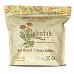 Foothills Naturals Calendula Flowers Whole Organic - 1 Pound/454 Grams. Cooking, Cosmetics, Herbal Recipes