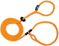 Harness Lead No Pull Dog Harness and Leash Set, Anti Pull Dog Harness for All Breeds and Sizes, One-Piece Cushioned Rope Design Safely Prevents Escaping and Pulling (Extra Large,Orange/Reflective)