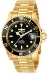 Invicta Pro Diver Stainless Steel Men's Automatic Watch, Gold / Black - 40mm