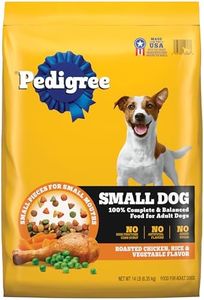 Pedigree Complete Nutrition Adult Small Dog Dry Dog Food, Roasted Chicken, Rice & Vegetable Flavor, 14 lb. Bag