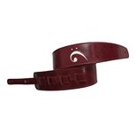 Ve CREATION Leather Guitar Strap for Bass, Electric, Acoustic, & Heavy Guitars | 3" Wide Soft Padded | Adjustable 42-56 Inches Bass Clef (VEG-0048)