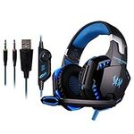 Doradus KOTION EACH G2000 Over Ear Stereo Bass Gaming Headphone Headset Earphone Headband with Mic LED Light for PC Game