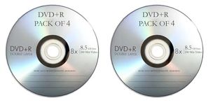 Premium Brand DVD+R DL 8.5GB 8X Surface Pack of (4)