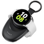 LVFAN Portable Charger for Samsung Watch, 1400mAh Fast Charging Galaxy Watch Charger Wireless Magnetic Power Bank, Travel Keychain Charger for Galaxy Watch 7/Ultra/6/6 Classic/5 Pro/5/4/3, Active2/1