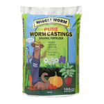 Unco Industries Wiggle Worm Soil Builder Earthworm Castings Organic Fertilizer, 15-Pound