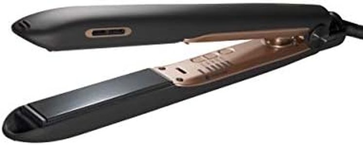 Panasonic EH-PHS9K Hair Straighteners with nanoe™ Technology (Temperature Regulation, 5 Temperature Levels, Black/Rose Gold)