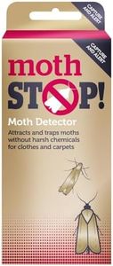 lakeland Moth Stop Clothes & Carpet Moth Detector & Trap – Active Up To 8 Weeks Captures Moths