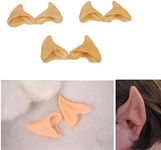 Kbraveo 3 Pairs Latex Soft Elf Ear 