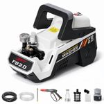 JPT F8 2.0 3500 PSI Electric Pressure Washer – 2500W 100% Copper Motor, 10 L/min High Flow, Portable Car & Home Power Washer with Total Stop System