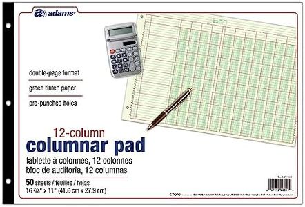 CARDINAL BRANDS INC. - Columnar Analysis Pad, 12 Column, 8 1/2 X 11, Double Page Format, 50 Sheets/pad ( ABFACP111612 ) ( ACP111612 )