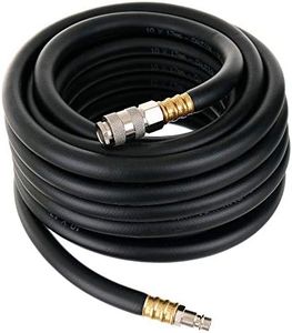 TC TECHNIC Tuyau à Air Comprimé 20BAR 10mm Tuyau en Spirale Flexible Compresseur D'Air 10m, Noir