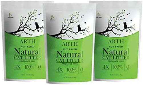 Arth Cat Litter - Walnut by 101 Lives | 14.1 Kg | Ultra Odor Control | 100% Natural | Clumping | Eco-friendly |