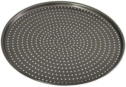 Bakemaster Pizza Crisper Tray Non-Stick Perfect Crust, Grey, 40110 1.0 cm*32.0 cm*32.0 cm