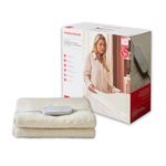 Morphy Richards EverCosy Premium Fleece Heated Electric Under Blanket, Teddy, King, 150x140cm, 9 Settings, Adjustble Timer, 4p/hour Cost, Machine Washable, 600022, Cream