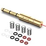 MidTen Laser Bore Sight for .22LR/.223REM/5.56MM Cal, End Barrel Laser Bore Sight, Red Laser Boresighter with 4 Sets of Batteries and Spare O-Rings