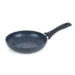 Russell Hobbs RH00840EU Non-Stick Frying Pan - 20cm Induction Hob Fry Pan, Easy Clean Small Cooking Pan, Pressed Aluminium Egg/Omelette Pan, PFOA-Free Cookware, Use Little to No Oil, Nightfall Stone