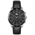 Lacoste Chronograph Quartz Watch Boston Collection for Men with Leather or Stainless Steel Bracelet in Link or Mesh