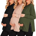 Ekouaer Womens Maternity T Shirt 3 