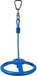 Lipeed Ninja Wheel Obstacle for Children, Ninja Net, Ninja Line Starter Set, Climbing Net, Rope Ladder for Children, Slackline Set, Slackline for Children, Slackline for Beginners, Slackline Set for