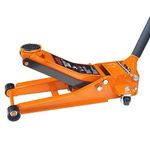 Aim Tools Hydraulic Low Profile Floor Jack 3 Ton 6000lbs Max Lift Height 500mm Twin Piston Pump Trolley Jack Garage Lifting Tool for Car Van Truck Trailer Auto Repairing 161223