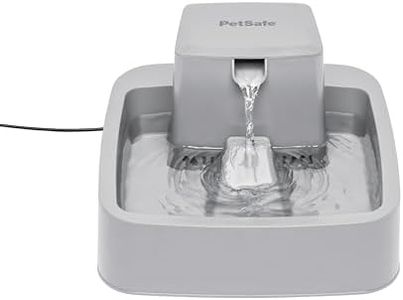 PetSafe Fontaine à Eau Drinkwell pour Animaux - Idéale pour Chat/Petits Chien 1,8 L – Différents Flux - Filtres Anti-odeurs et Mauvais goût – Facile à Nettoyer - sans BPA