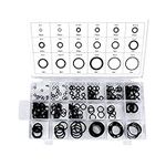 OCGIG 225 Pcs 18 Sizes Rubber O-Ring Sealing Gasket Rings Washer Seal Assortment Set