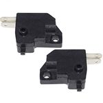 2PCS Right Brake Light Switch Motorcycle Cylinder Level Mount Scooter ATV Moped Hydraulic Brake Handle Button