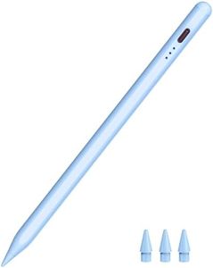HATOKU Stylus Pen for iPad 2018-2026, 15 Min Fast Charge iPad Pencil 1st Gen with Tilt Sensitivity, Palm Rejection, Magnetic Pen for Apple iPad 6-11, Air 3-5/M2/M3, Mini 5-7, Pro 11/12.9"/M4/M5 (Blue)