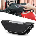 IUVWISN Motorcycle Handlebar Bag Storage Bag Phone Bag Waterproof Universal for Sur Ron Talaria Sting MX3/R MX4 Talaria XXX Africa Twin CRF1000L Rebel 500 Ninja 400 Dirt Pit Bike Adventure Supermoto