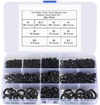 1000 Pcs Spring Lock Washers, Split Lock Spring Washers, Rectangular Section Spring Split Lock Washers, Spiral Split Washers for Various Applications, M2 M2.5 M3 M4 M5 M6 M8 M10 M12