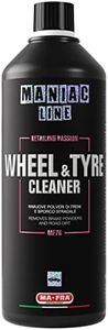 Ma-fra, Maniac Car Detailing Line, Wheel & Tyre Cleaner, nettoyant 2 en 1 pour le nettoyage des jantes et pneus de voiture, élimine la poussière de freins et de saleté de route des jantes en alliage