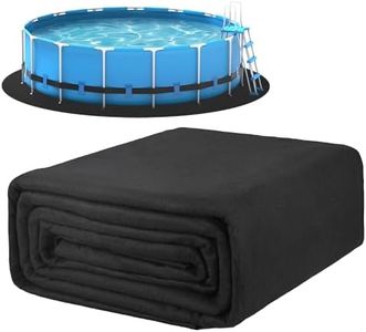 Keten 15-Foot Pool Liner Pad, Round Pool Liners for above Ground Pools, Pool Mat Made of Durable Geotextile Material Effectively Prevents Puncture, Extend Liner Life