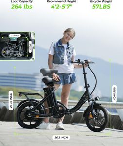 Finbike U4 16-Inch Folding Electric Bike – Compact E-Bike