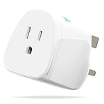 US to UK Plug Adapter | UK Safety Standards | MyTravelPal® USA to UK Travel Adaptor With 10A Fuse | For America, Canada, Japan Appliances | Type A and Type B