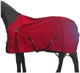 BARN & STABLE 600 Denier Horse Rain Sheet Waterproof 3000 and Breathable 3000 Rip-Stop Turnout Rain Sheet Blanket for Horse